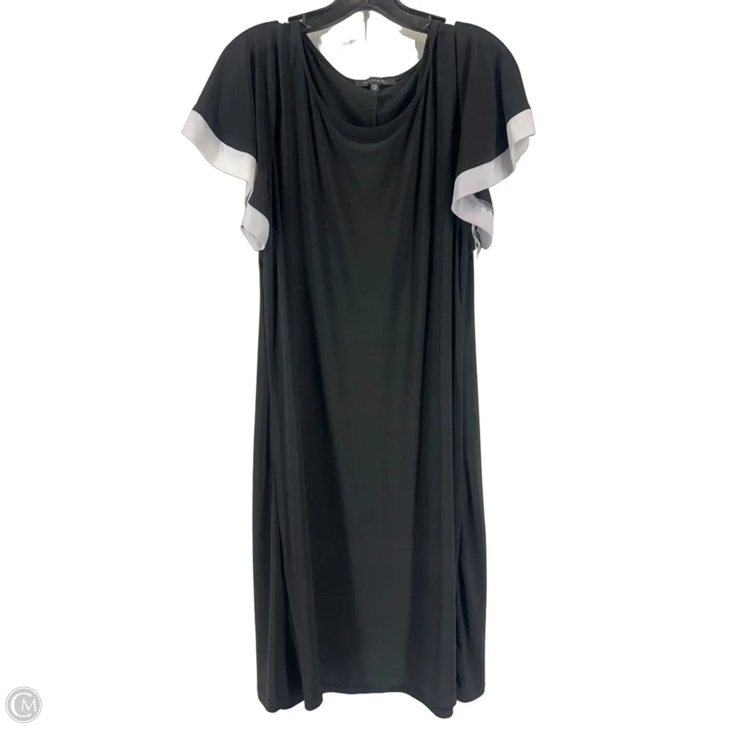 Dress Work By Tahari In Black, Size: 2x