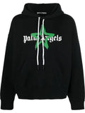Palm Angels Star Sprayed logo-print hoodie
