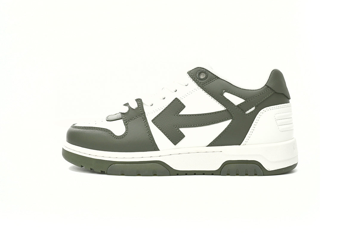 Off White Out Of Office Military Green White Reps Sneaker  OLIA18 9S23LEA00 15901