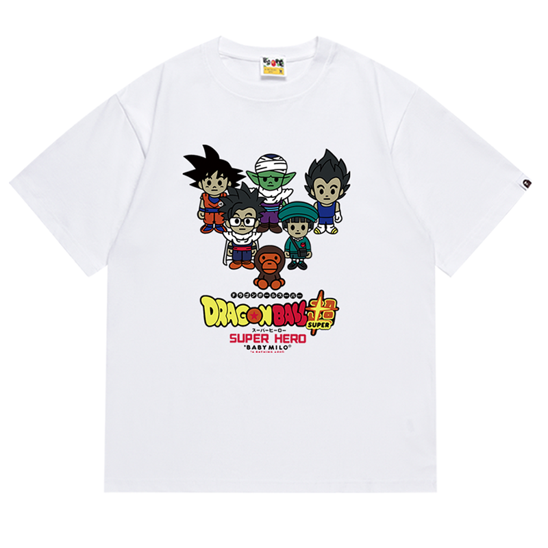 BAPE x Dragon Ball Super Baby Milo Men's T-Shirt - White