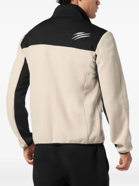 Plein Sport fleece front-zip jacket