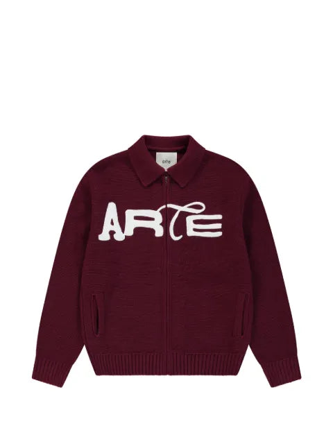 Arte Antwerp fine-knit polo sweater