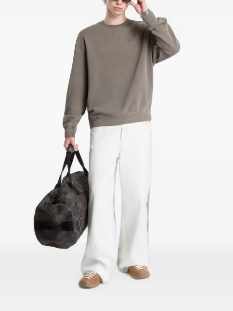 A.P.C. logo-print crew-neck sweater