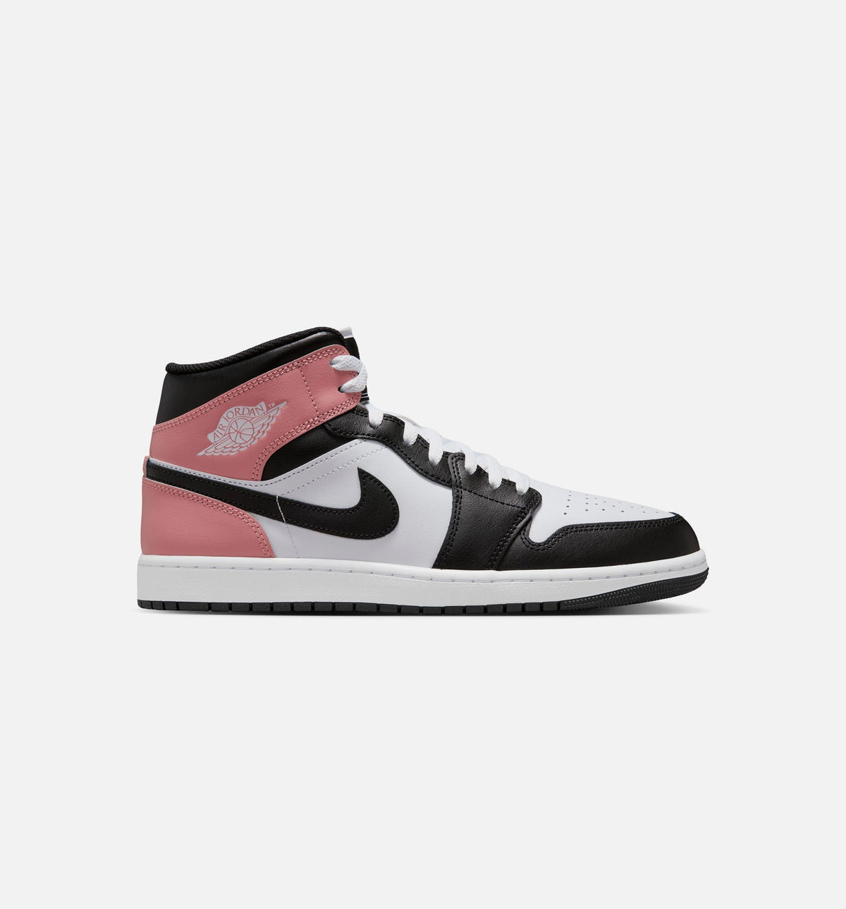 Air Jordan 1 Mid | Men's Lifestyle Shoe | White/Rust Pink/Black