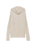 Yohji Yamamoto distressed hooded cardigan