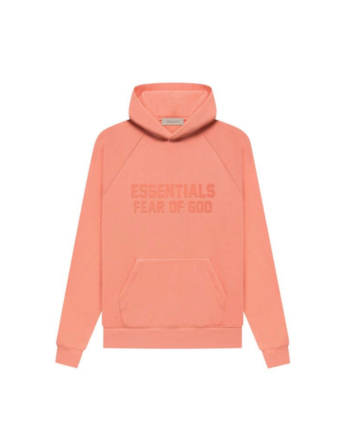 Fear For God Essentials Hoodie Coral