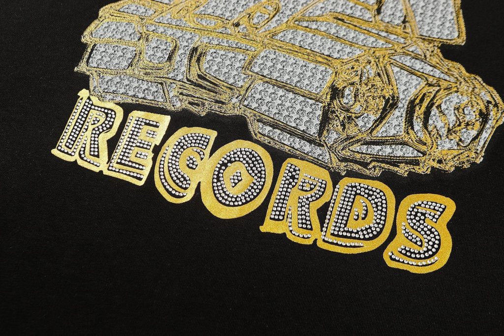 THAT'S A AWFUL LOT OF COUGH SYRUP Rhinestone Graphic Short-Sleeve T-Shirt