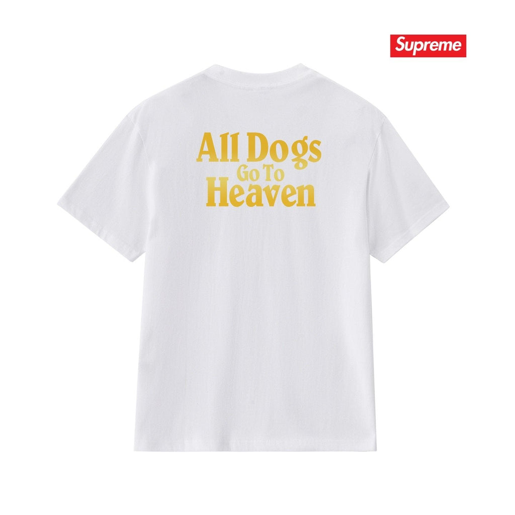 Supreme All Dogs Go To Heaven Dog Graphic T-Shirt