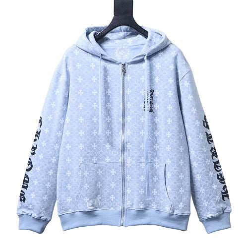 Chrome Hearts Light Blue sweatshirt Jacket