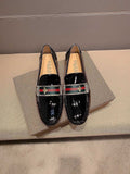 Gucci Black Stripe Loafers